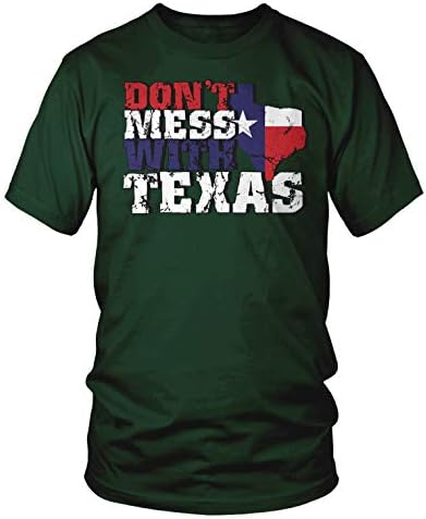 Amdesco גברים אל תתעסקו עם חולצת טקסס