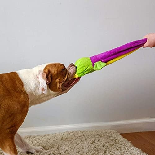 לנקל גור גור מכרזים פלאטיפוס טוג צעצוע של כלב קטיפה-צעצוע כלבים חריק ואינטראקטיבי של מלחמה לכלבים קטנים עד