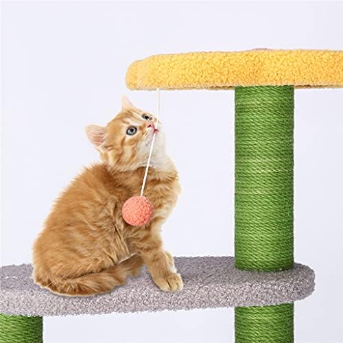 חתול עץ חתולי טיפוס מסגרת עם גרוד מצחיק חתולי צעצועי חתולי עץ מגדל קפיצת הגנה ריהוט בית לחתולים גורים חיות