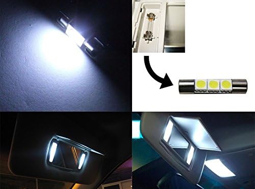 ערכת תאורת LED של IG-Zakt Fit לשנים 2011-2015 Lexus CT200H קסנון קסנון נורות LED לבנות נורות עבור Vanity/Sun