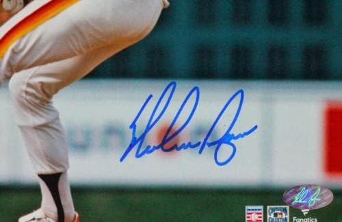 נולן ראיין חתימה על יוסטון אסטרוס 8x10 קשת קשת פוטו - הולוגרמה של AIV - תמונות MLB עם חתימה
