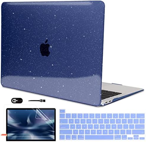 Lcmocico עבור 2022 MacBook Pro 13 Case M2 2021 2020 דגם M1 A2338 A2289 A2251 סרגל מגע ומגע מזהה, גביש קריסטל