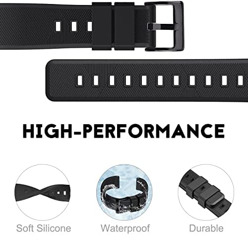 Ritche Silicone Watch Band 18 ממ 20 ממ 22 ממ מהיר להקות צפייה בגומי לגברים נשים