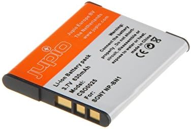סוללה להחלפת מצלמה דיגיטלית של Jupio עבור Sony NP-BN1, אפור