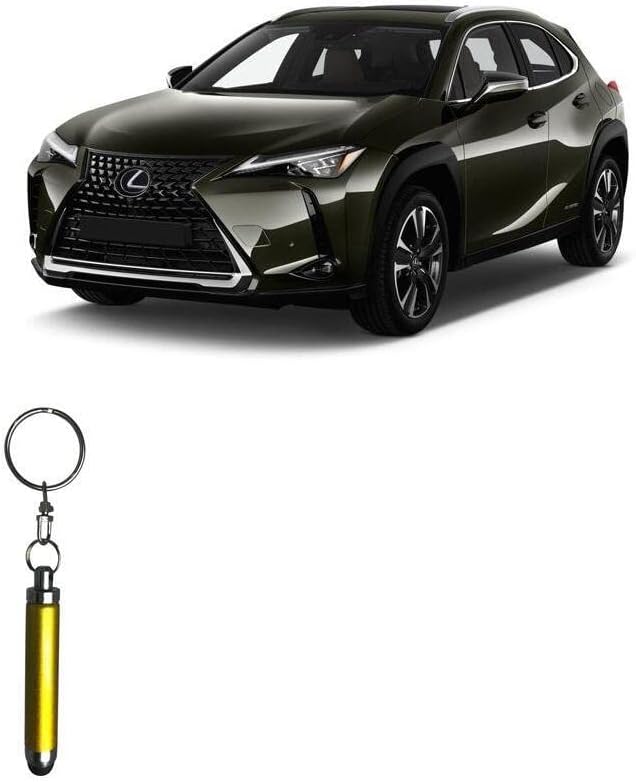 עט חרט בוקס גלוס תואם ל- Lexus 2021 UX Hybrid - חרט קיבולי כדור, מיני עט חרט עם לולאת מקשים