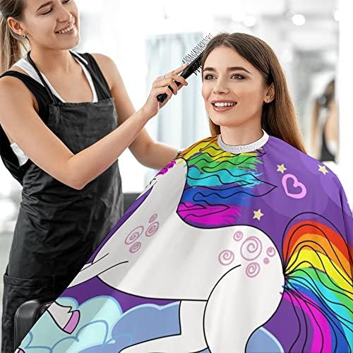 Vantaso Starry Night Night Rainbow Unicorn Barber Barber Lear Log