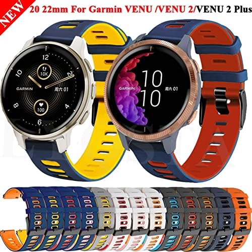 Davno 20 22 ממ החלפה רצועת כף היד Smartwatch עבור Garmin Venu 2 פלוס סיליקון חכם שעון חכם Venu2 Forerunner