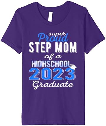 אמא צעד גאה לשנת 2023 בוגרת בית הספר התיכון בוגר כיתה יב 'חולצת טריקו