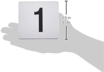וינקו 1-25 מספרי שולחן פלסטיק
