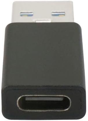מעבדות ניפון USB 3.0 USB-C נקבה ל- USB מתאם זכר 50000-USB3-CF-12, מעטפת אלומיניום שחור
