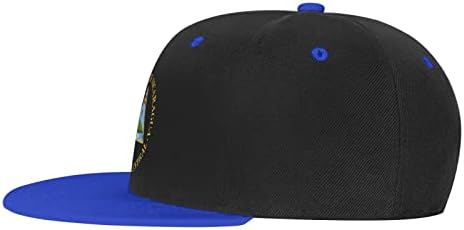 ניקרגואה סמל לאומי כובע בייסבול קלאסי כובע סנאפבק כובע היפ הופ סגנון שטר שטוח מתכוונן