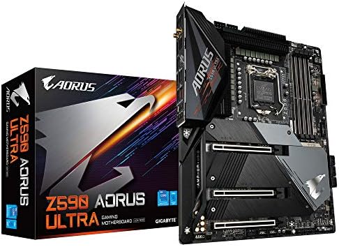 Aorus Ultra עמיד Z590 Aorus Ultra Desktop לוח האם - ערכת שבבים אינטל - שקע LGA -1200 - זיכרון אינטל אופטן