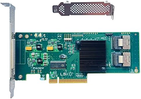 LSI 9211-8I כרטיס בקרת RAID כרטיס 6GBPS PCI E SATA SAS HBA FW: P20 LSI 9211-8I IT מצב ZFS FREENAS UNRAID APPANDER