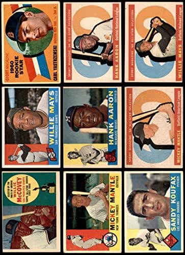 1960 Topps Baseball Set Set GD+