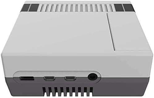 Geeekpi רטרו משחקי NES4PI מארז לפטל PI 4 דגם B, Raspberry Pi 4 Case עם מאוורר פטל Pi מאוורר קירור פטל pi קירור