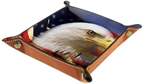 Lorvies American Flag Eagle Box Cube Box Cube Covers Callings for Office Home