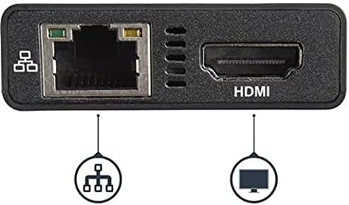 STARTECH.com מתאם Multiport USB-C-תחנת עגינה של USB-C נסיעות עם 4K HDMI-60 וואט משלוח חשמל מעבר, GBE, 2P