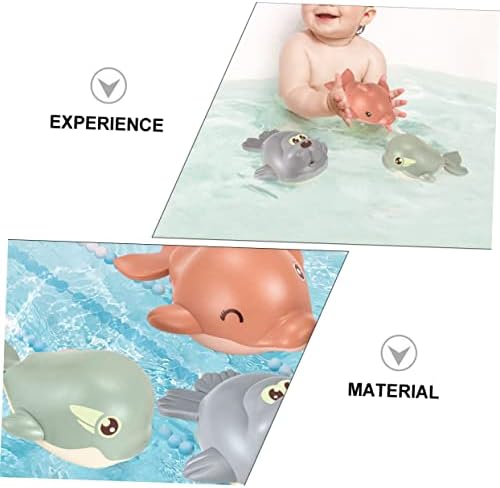 צעצועים 1 pc אמבטיה מים צעצועים דולפין מתנות למסיבת יום הולדת מעדיפה מתנה מקלחת משחק משחק צב ירוק מפלסטיק