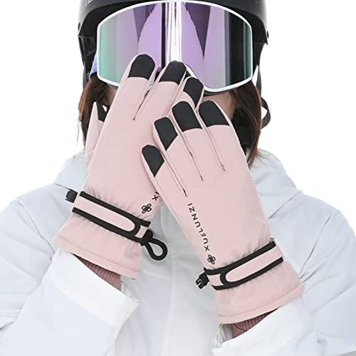 חם כפפות נשים החורף חיצוני ספורט סקי רכיבה קר הוכחה עמיד למים למשש נייד טלפון חם כפפות לנשים