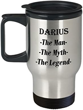 דריוס - האיש המיתוס מתנת ספל קפה מדהים של האגדה - ספל נסיעות 14oz