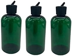 חוות טבעיות 8 גרם בוסטון בוסטון BPA בקבוקים חופשיים - 3 מכולות הניתנות למילוי ריק - שמנים אתרים - ארומתרפיה