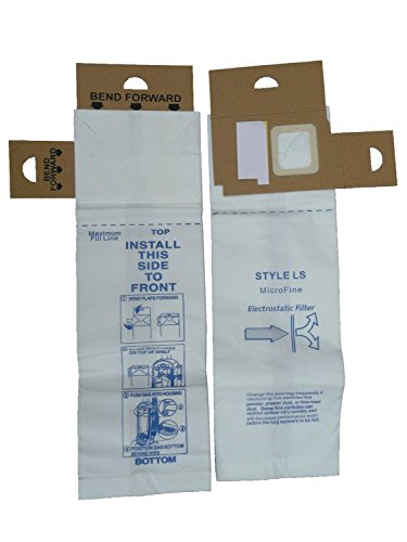 שקיות שואב אבק החלפת Envirocare נועדו להתאים לסגנון יוריקה סניטייר LS 5700 ו- 5800 סדרת Appacts
