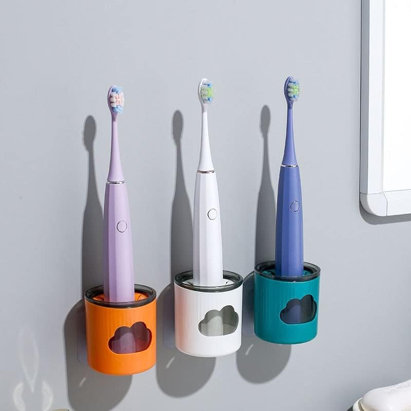 אחסון אמבטיה מחזיק שיניים קומפקטי מחזיק, אוניברסלי חשמלי שיניים עצמיות מתלה לאחסון מתלה מכסה