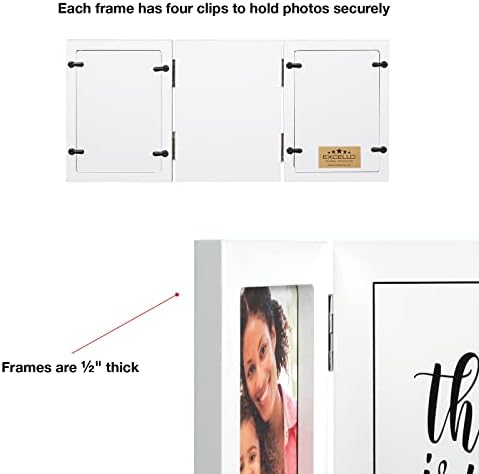 מוצרים גלובליים מוצרים 4x6 מסגרת תמונה צירים עם אמירה מודפסת - זה אנחנו