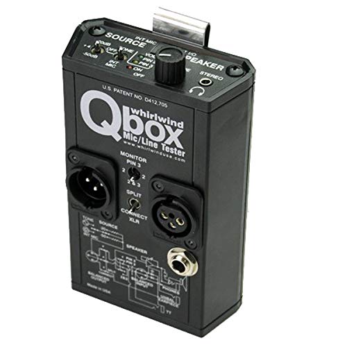 מערבולת Qbox Audio Line Tester/Tester