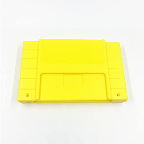 סמרד משחק צבע צהוב מחסנית מחסנית פגז פלסטיק עבור NTSC SNES כרטיס משחק 16bit קלף משחק קלף 5 יחידות/סט