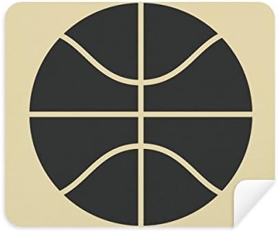 כדורסל ספורט פשוט גיאומטריה דפוס ניקוי בד מסך מנקה 2 יחידות זמש בד