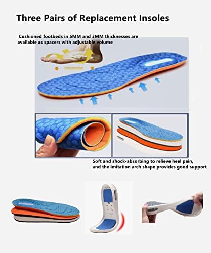 נעליים סוכרתיות של ZGDG לנשים רגליים נפוחות קרסול רוחב רוחב רחב רצועה מתכווננת נעלי טניס בטניס