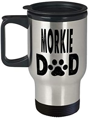 Howdy Swag Morkie Dad Travel ספל קפה ספל לבעלי כלבים