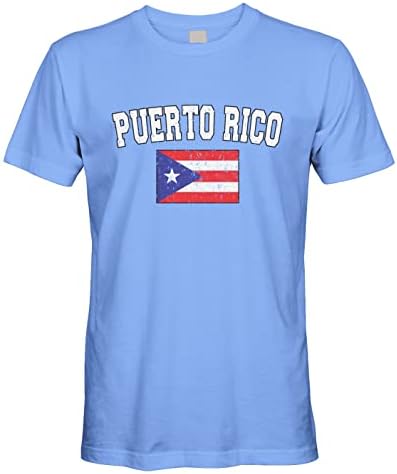 חולצת טריקו של דגל פוארטו ריקו, דהוי של גברים