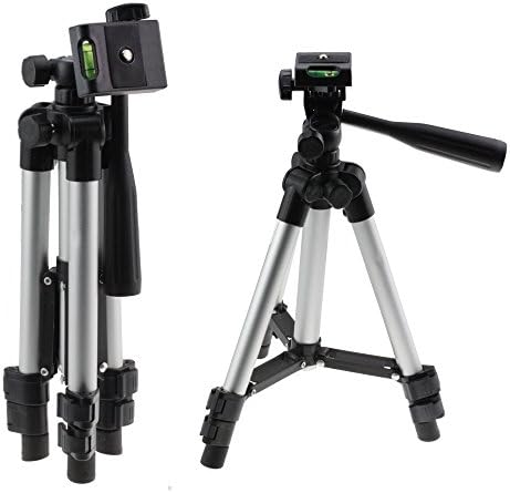 חצובה אלומיניום קל משקל של Navitech תואם ל- Nikon D3400 W/AF-P DX NIKKOR 18-55 ממ f/3.5-5.6G