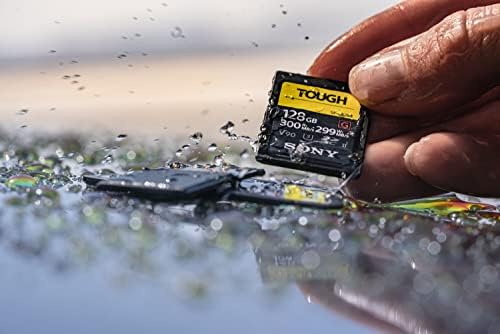 סוני 32 ג 'יגה-בייט כרטיס זיכרון קשוח מסדרת ג' י עם מהירויות קריאה של עד 300 מגהבייט לשנייה, ומהירויות