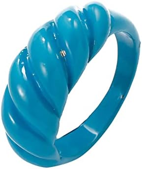 צמיד רטרו נוטף טבעת צבע שמן סוכריות טבעת חוט גיאומטרי טבעות