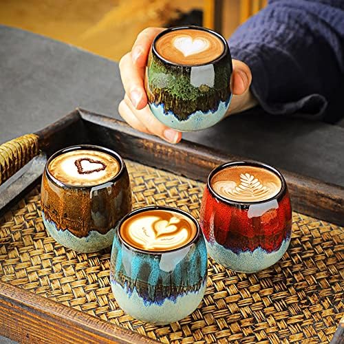 טולטר קרמיקה-כבשן-שינויים באספרסו כוסות אספרסו קפה קטנות כוסות כוסות טעימות כוסות קרמיקה כוס