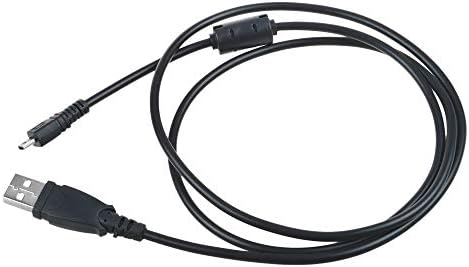 KYBATE נתונים USB סנכרון כבל כבל עופרת למצלמה Panasonic Lumix FH25K FH25P Mains Mains PSU