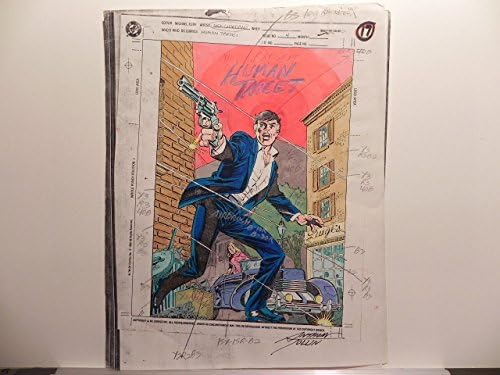 די. סי קומיקס, מטרה אנושית 4, חתמה על אמנות ההפקה המקורית אנתוני טולין.17