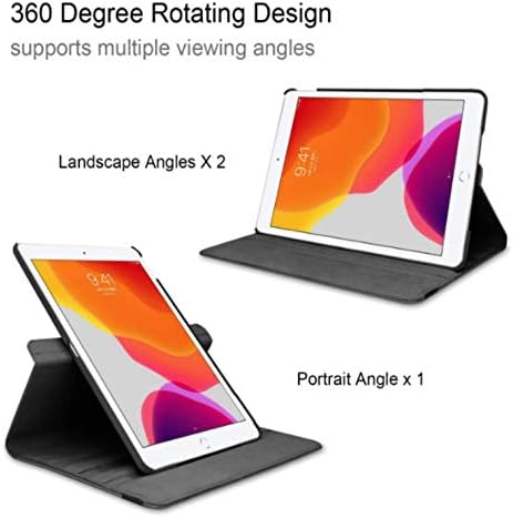 iPad Air 1st Case Models תואמים A1474 A1475A1476 MD785LL/A MD876LL/A STADITING 360 עם פונקציית Wake Up/Sleep