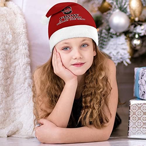 לגדול זקן חג המולד כובע רך קטיפה סנטה כובע מצחיק כפה עבור חג המולד לשנה חדשה חגיגי מפלגה