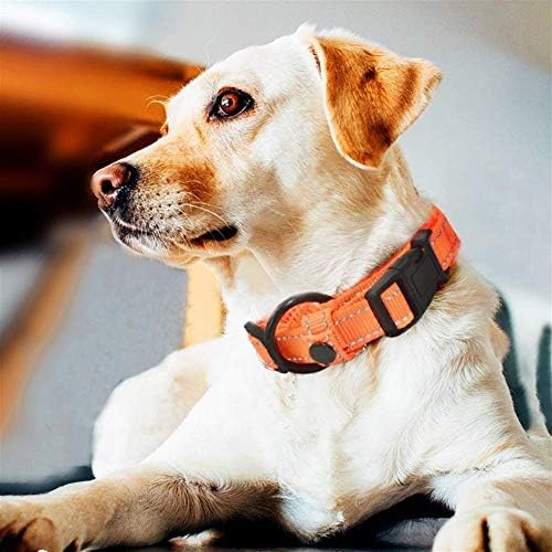 רצועה מרופדת ניילון ניילון צווארון כלבים רפלקטיביים לכלב בינוני קטן ובטוח רך בטוח נושם סגסוגת כבד