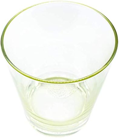 כוס זכוכית קשת 6740-אייטו-YE2 כוס זכוכית, זוג, מגורים לבד, גובה 3.6 אינץ ', קיבולת 9.2 פלורידה, צהוב
