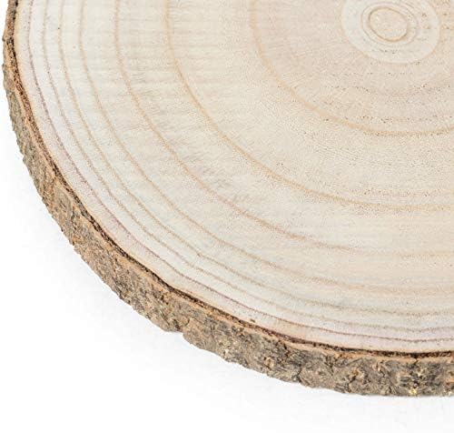 וינטווווווויס לוחות עץ טבעיים נופלים קישוט כפרי פרוסת מגש מטען שולחן - דיא