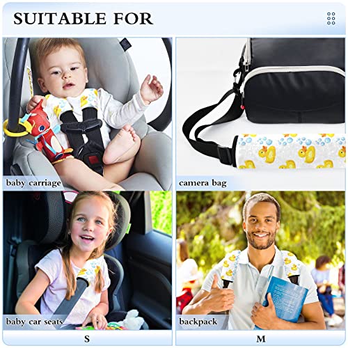 ברווזי גומי צהוב מכסה רצועת מושב לרכב לילדים תינוקות 2 מחשב רכב רכב רכב רכב כרית כרית כרית כרית רכב