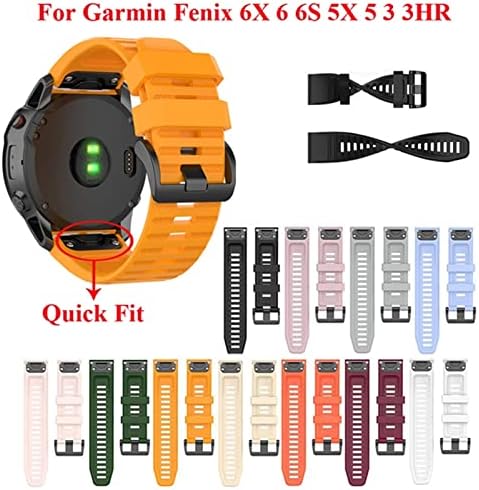 ILAZI 26 22 ממ מהיר רצועת Watchband עבור Garmin Fenix ​​7 7x 6x 6S
