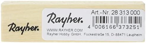 Rayher W. Stamp Christliche Einladung, 4x12 סמ, 1.2 x 0.4 x 0.25 סמ, רב צבעוני