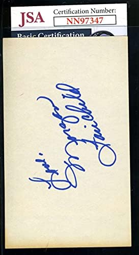 מורגן פיירצ ' יילד חתם על חתימת כרטיס אינדקס 3 על 5