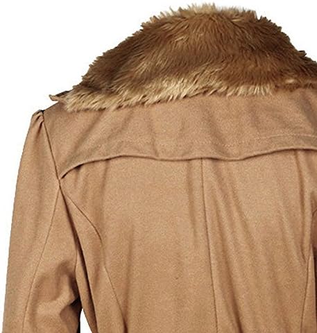 מעיל דש צמר ליסטה תעלת פארק מעיל נשים חמות ז'קט ארוך מעיל מעיל